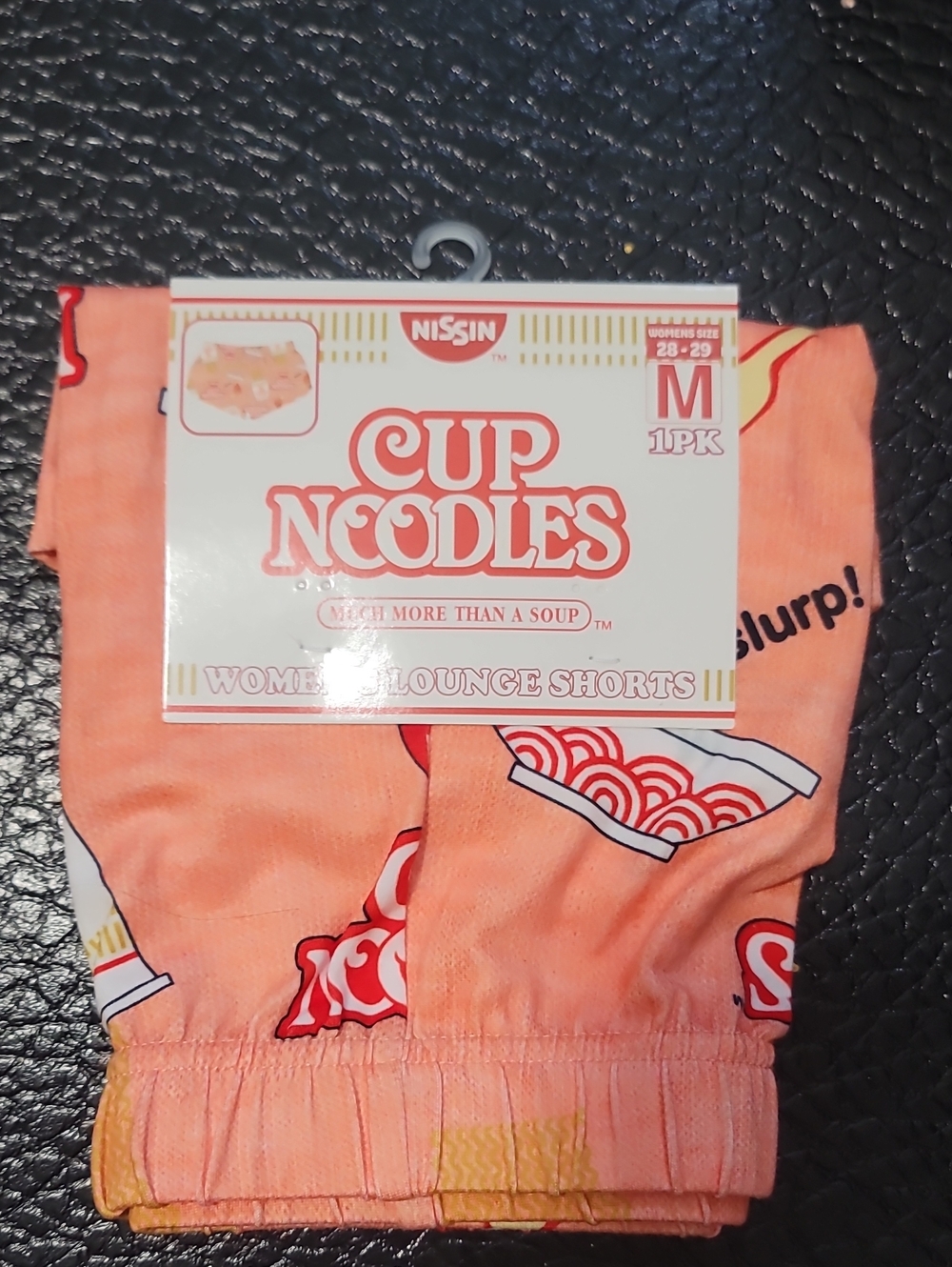 Nissin Cup Noodles Peach and Coral Women's Lounge Shorts